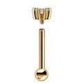 Luminous Ear Piercing Heirloom - Diamond Petite Flower