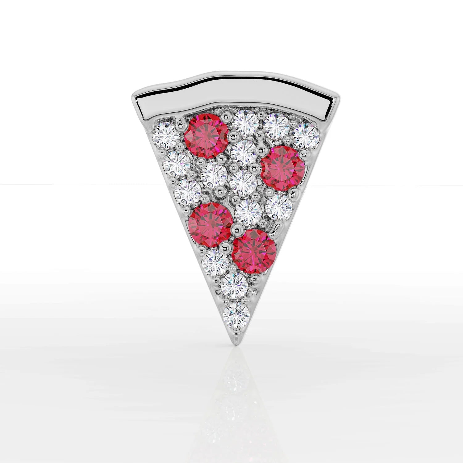 Luminous Ear Piercing Heirloom - Pepperoni Pizza Diamond