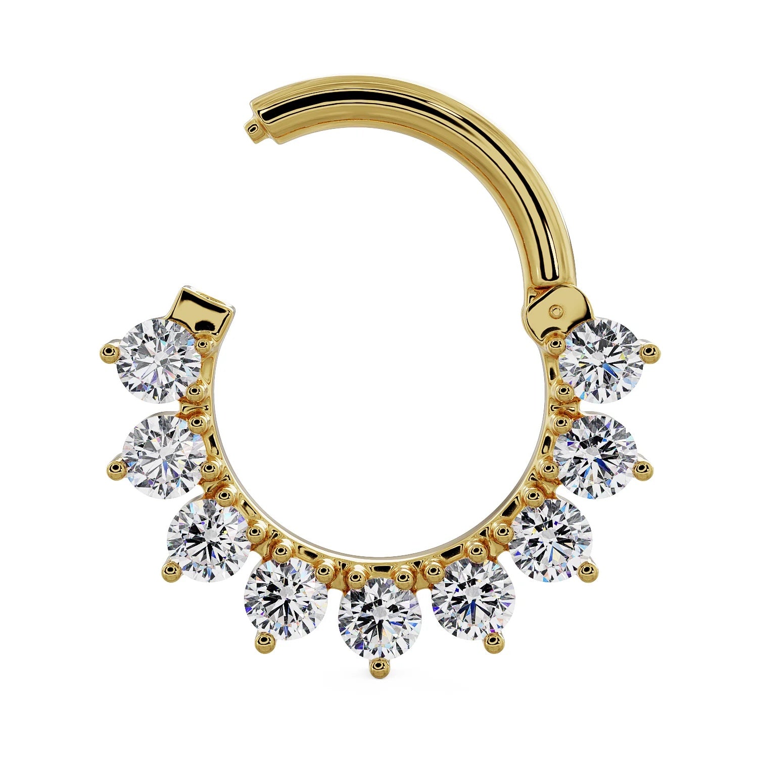 Luminous Ear Piercing Grandeur - Diamond Petal Clicker