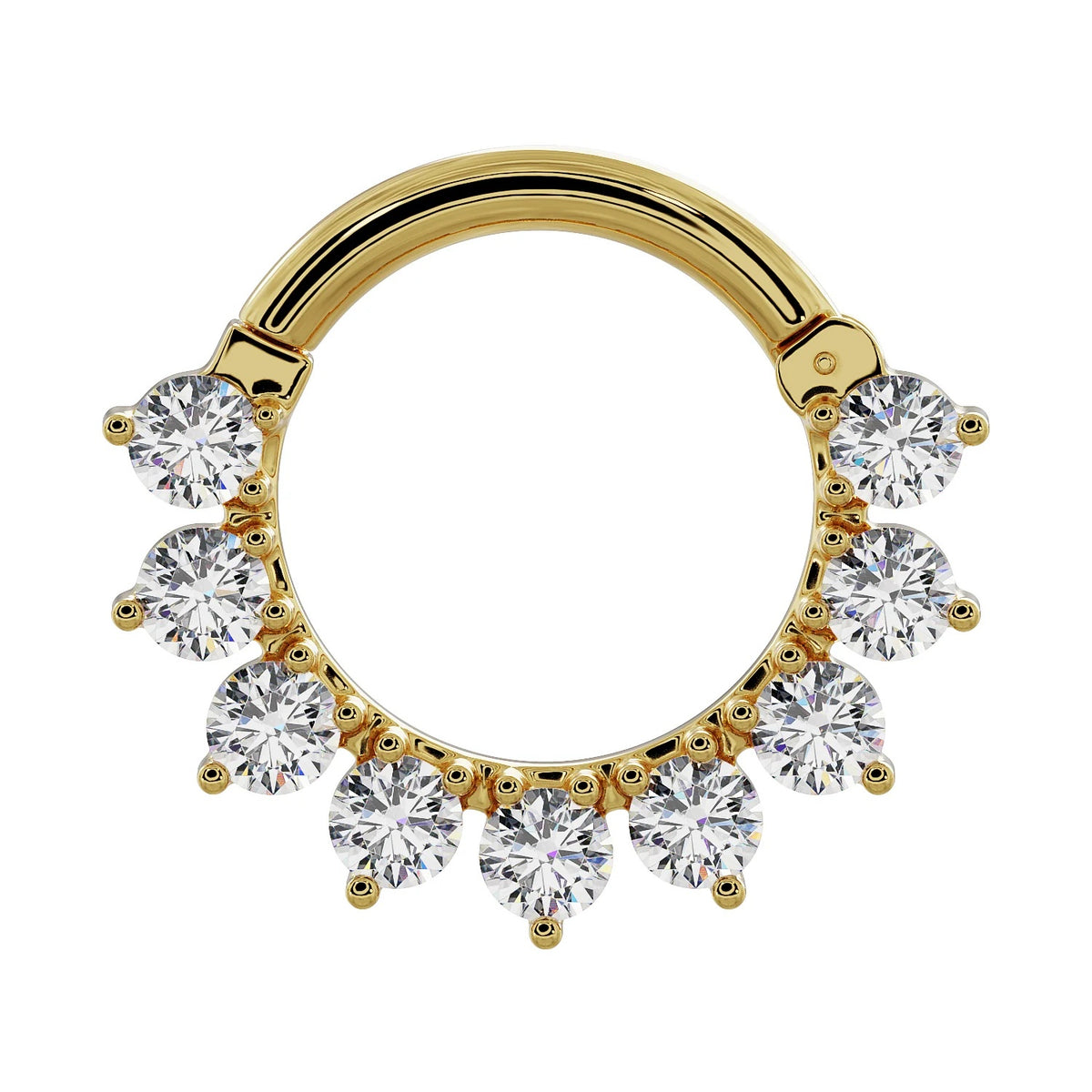 Luminous Ear Piercing Grandeur - Diamond Petal Clicker