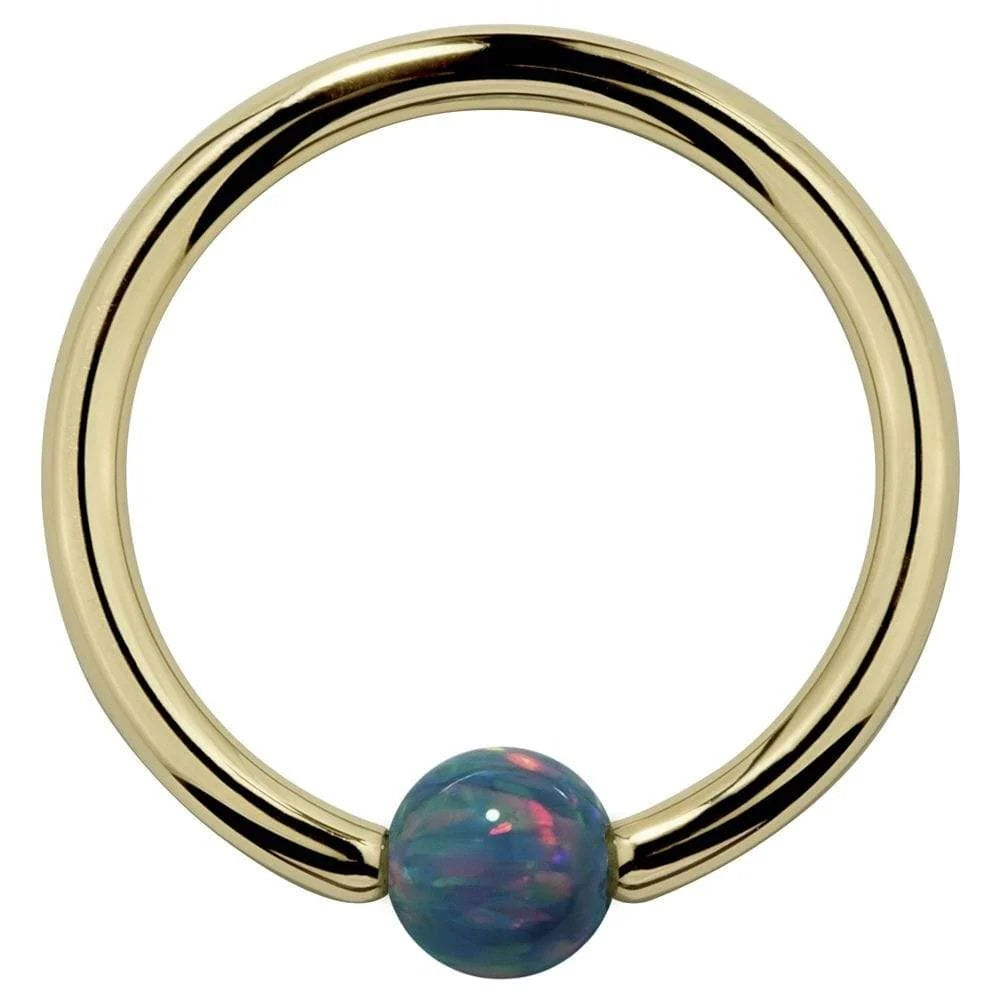 Luminous Ear Piercing Legacy - Teal Opal Captive