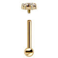 Sovereign Ear Piercing Radiance - Triple Genuine Birthstone
