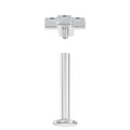 Luminous Ear Piercing Heirloom - Diamond Cross Flat