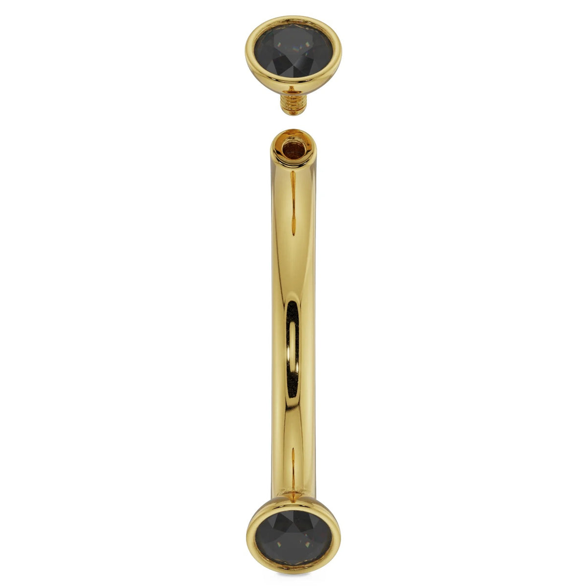 Regal Ear Piercing Grandeur - Dainty Black Diamond