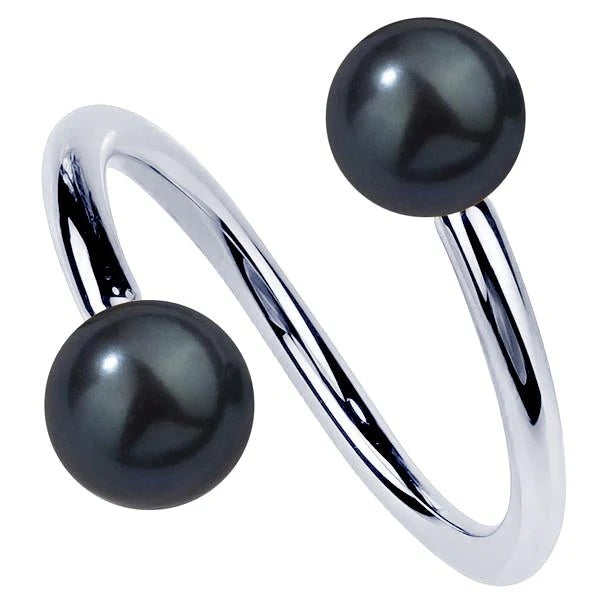 Luminous Ear Piercing Elite - Cultured Peacock Pearl