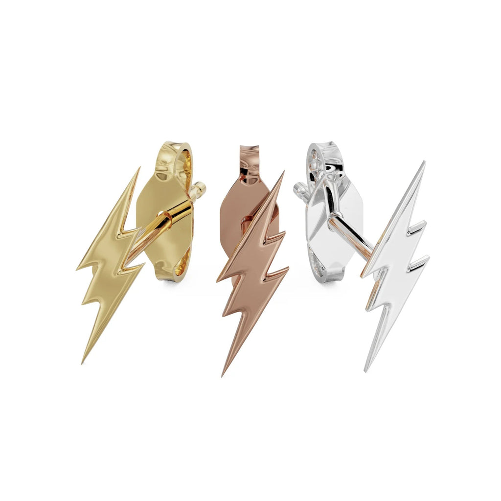 Majestic Ear Piercing Elegance - Lightning Bolt