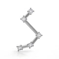 Royal Ear Piercing Radiance - Aries Constellation Flat