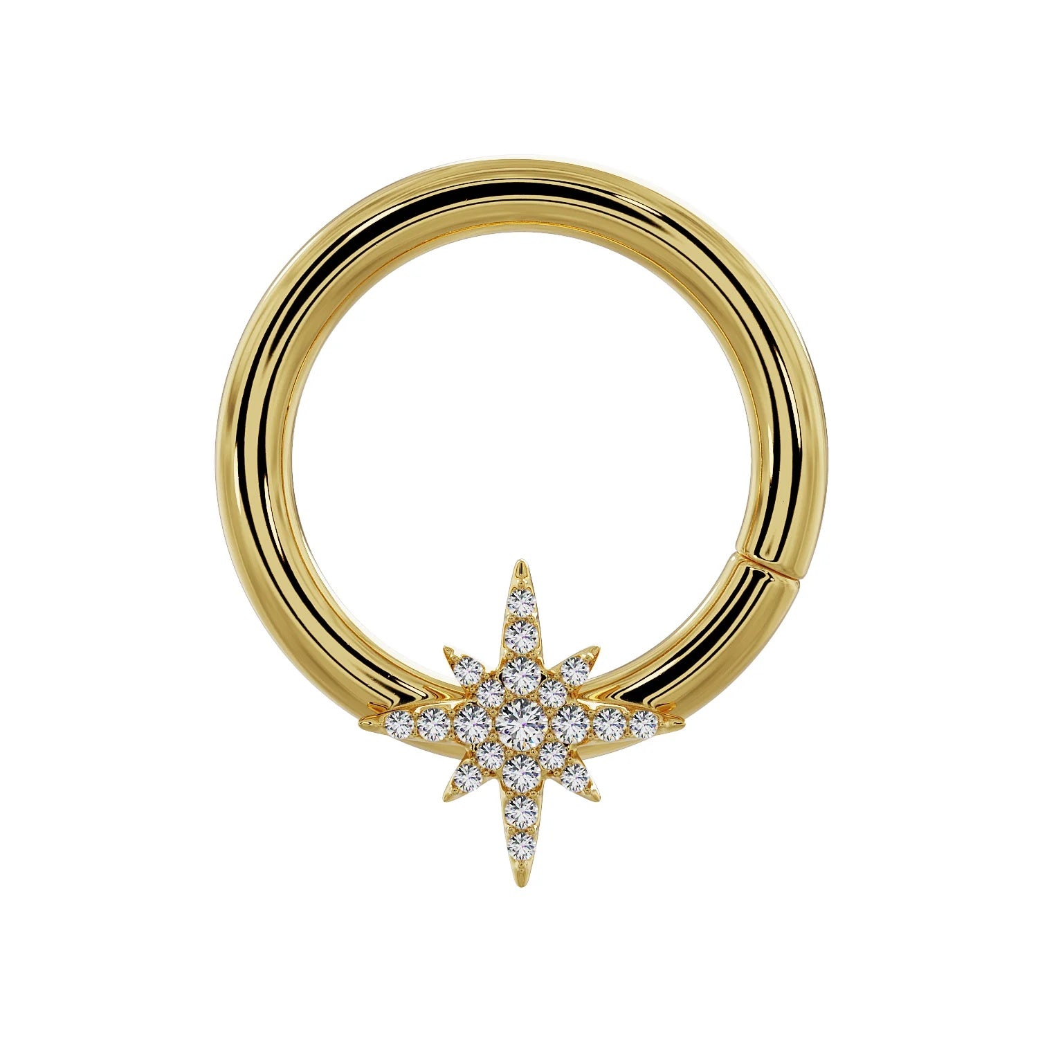 Royal Ear Piercing Grace - North Star Diamond