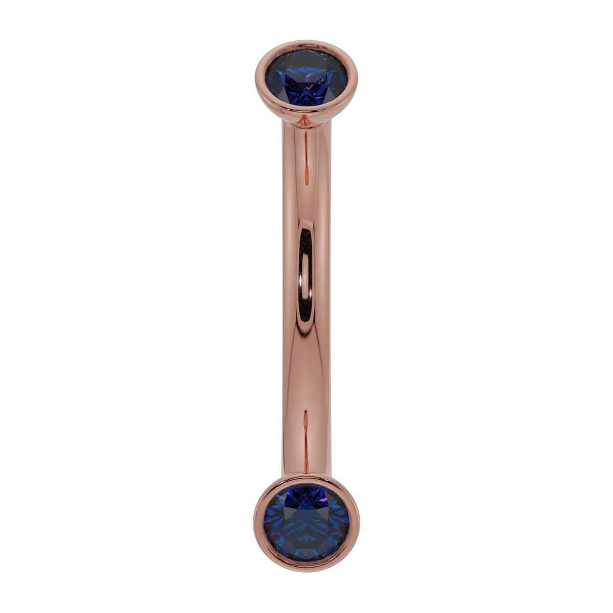 Majestic Ear Piercing Heirloom - Dainty Blue Sapphire