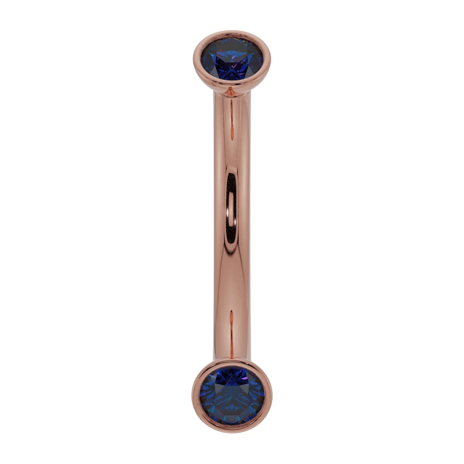 Majestic Ear Piercing Heirloom - Dainty Blue Sapphire