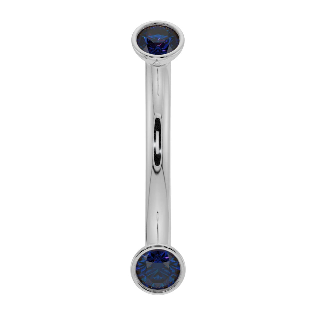 Majestic Ear Piercing Heirloom - Dainty Blue Sapphire