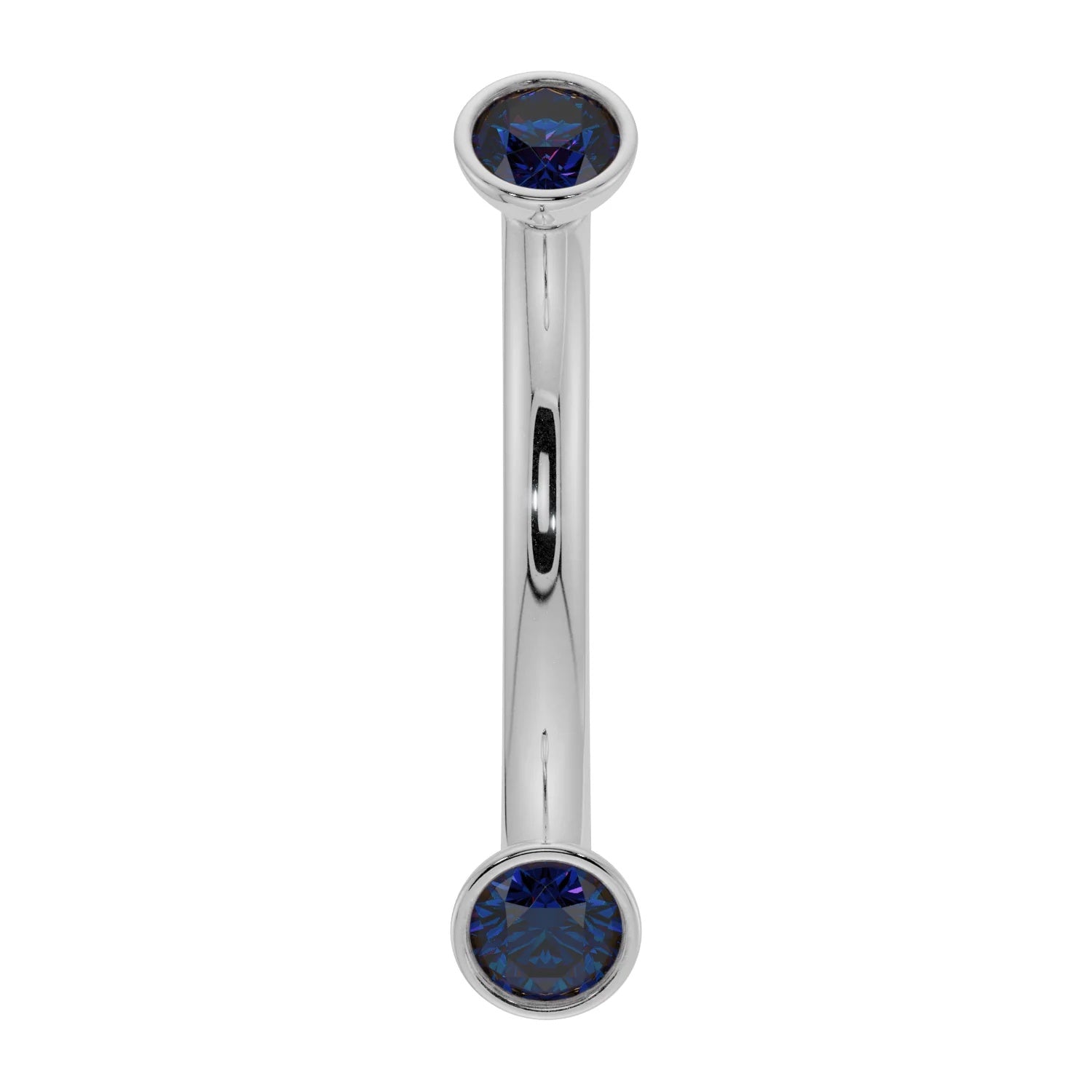 Majestic Ear Piercing Heirloom - Dainty Blue Sapphire