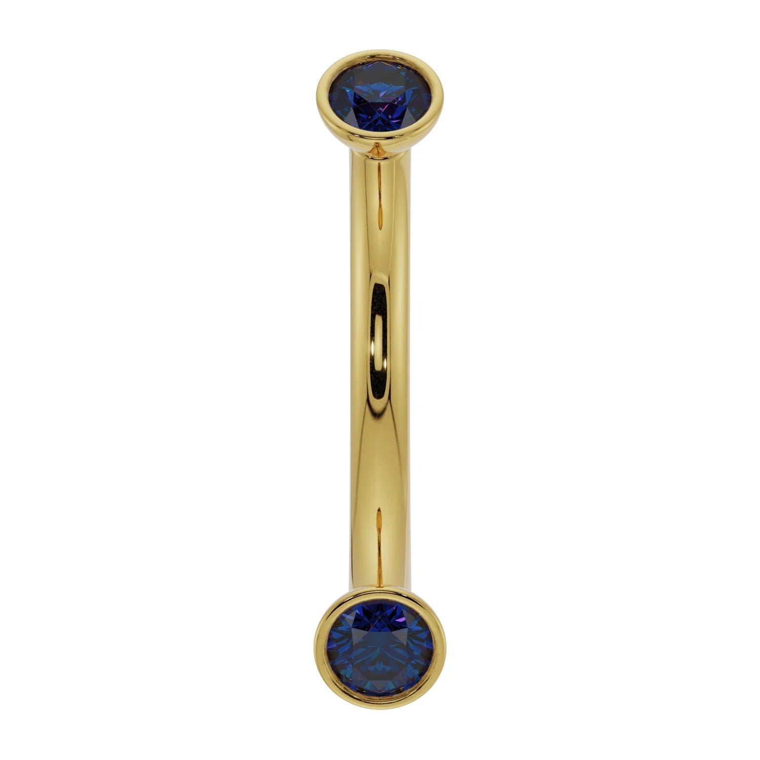 Majestic Ear Piercing Heirloom - Dainty Blue Sapphire