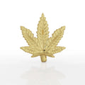 Luminous Ear Piercing Opulence - Marijuana Leaf Piercing