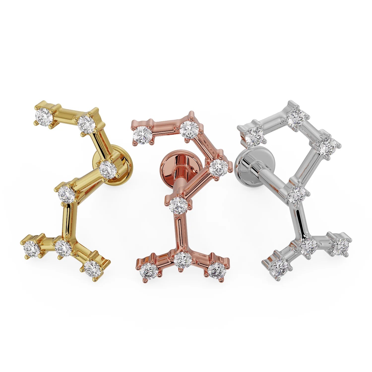 Celestial Ear Piercing Elite - Scorpio Constellation Flat