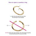 Royal Ear Piercing Illumination - Lock Diamond Seam