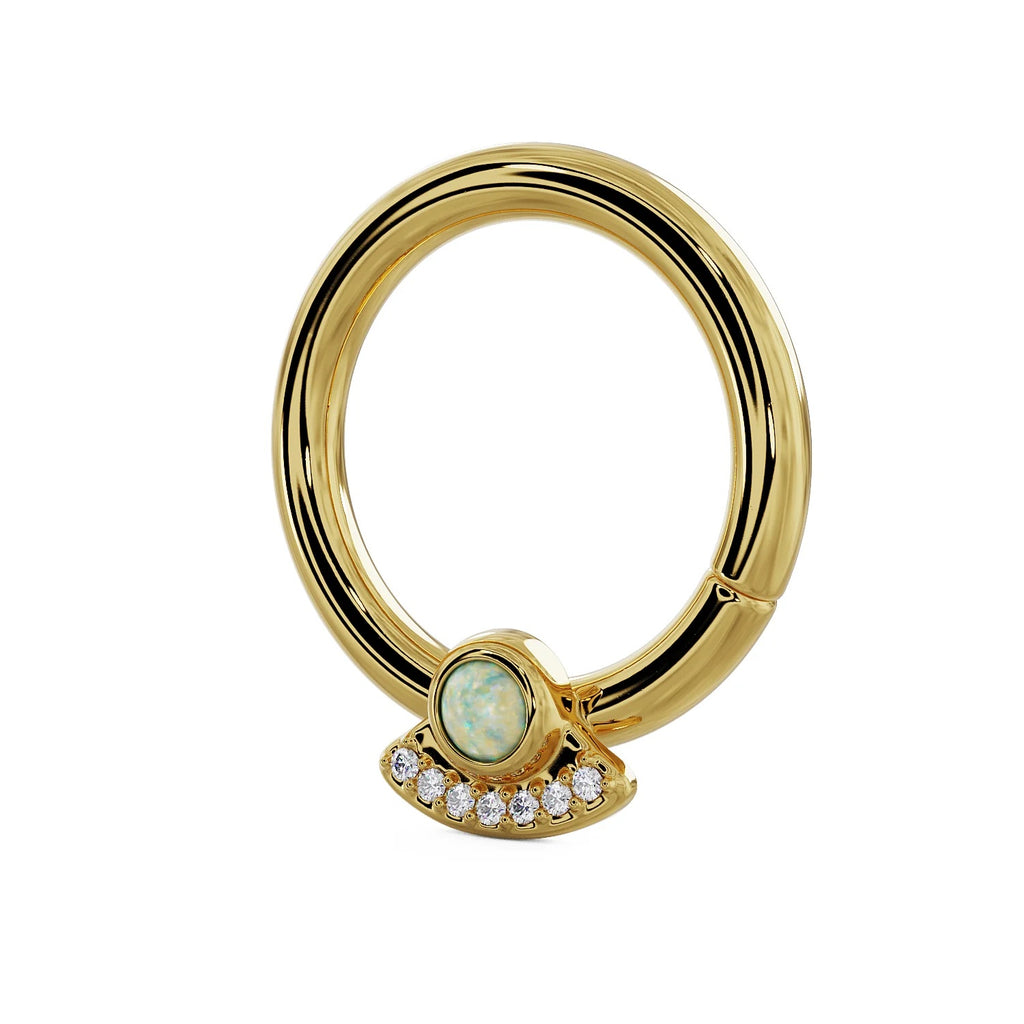 Sovereign Ear Piercing Harmony - Opal Diamond UFO