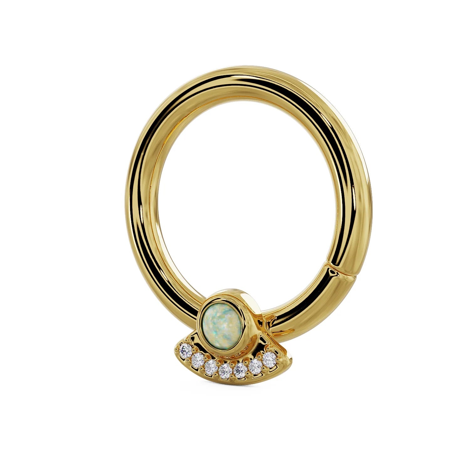 Sovereign Ear Piercing Harmony - Opal Diamond UFO