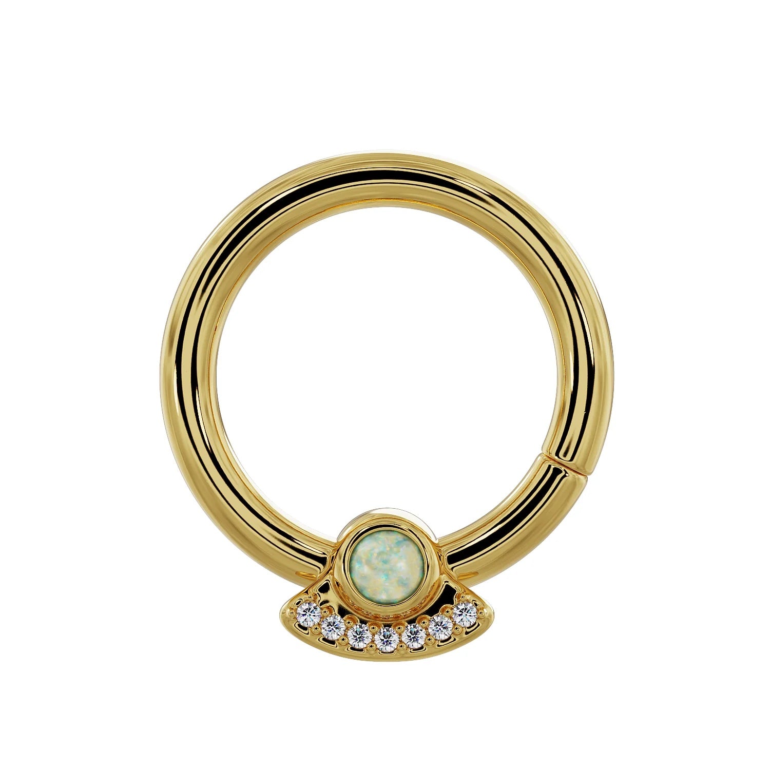 Sovereign Ear Piercing Harmony - Opal Diamond UFO