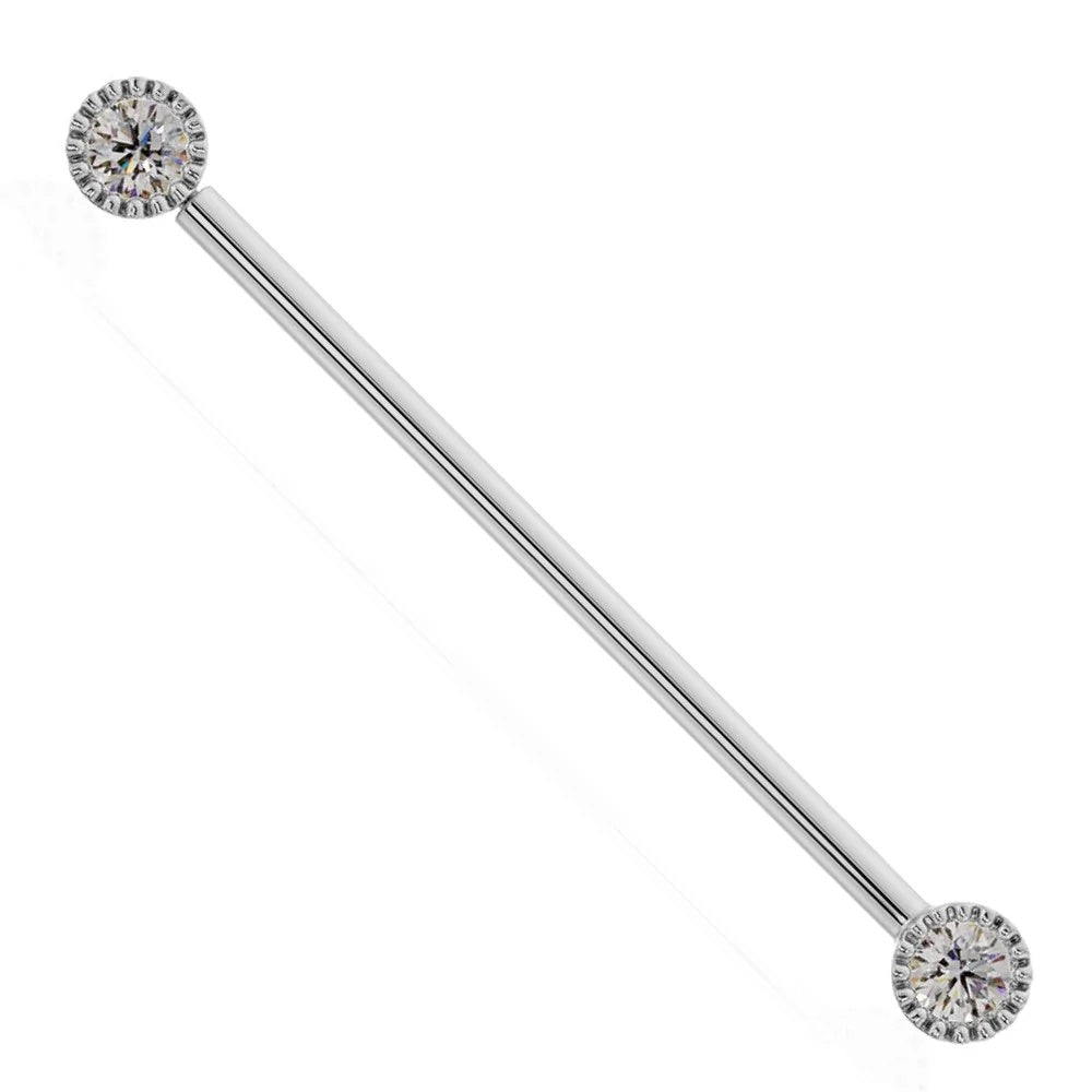 Celestial Ear Piercing Harmony - Diamond Perlage Industrial