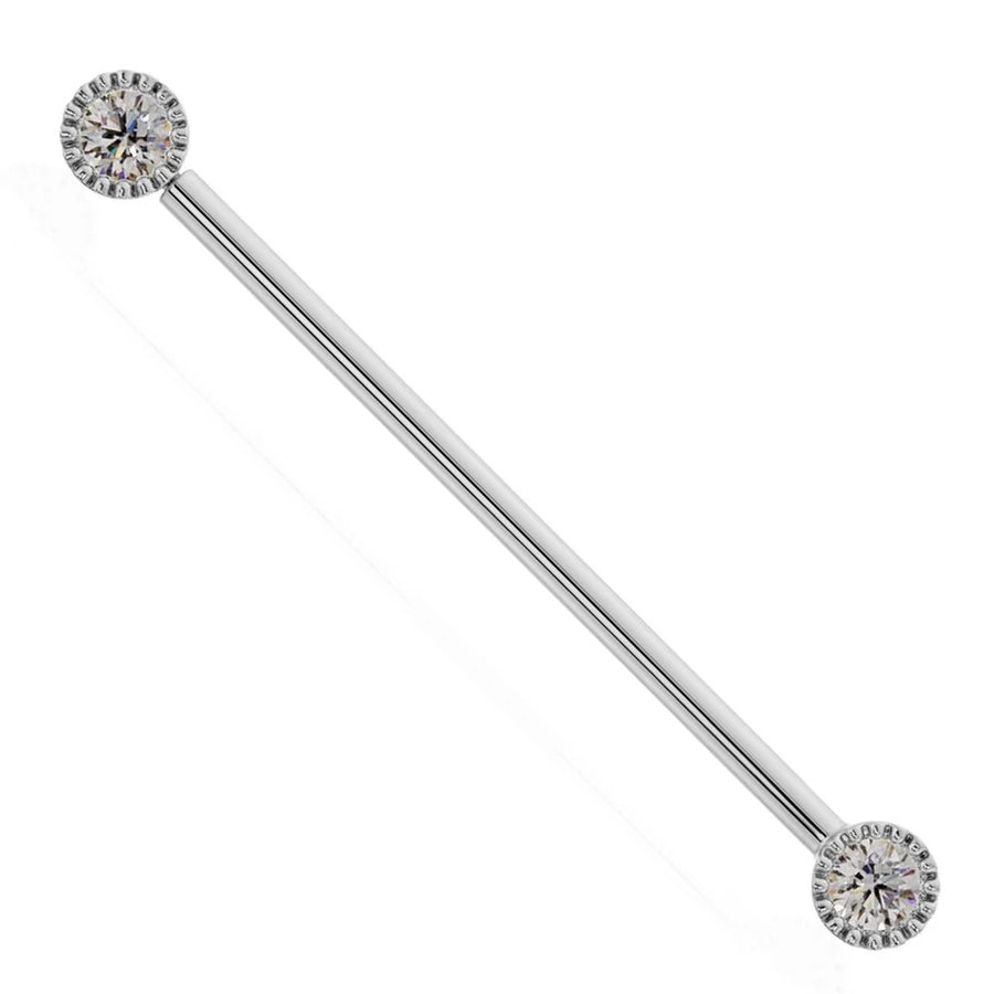Celestial Ear Piercing Harmony - Diamond Perlage Industrial