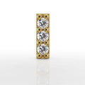 Infinite Ear Piercing Allure - Trinity Gem Milgrain