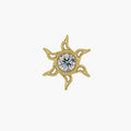 Luminous Ear Piercing Heirloom - Sunburst Piercing End