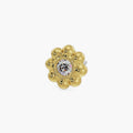 Ethereal Ear Piercing Elegance - Diamond Blossom Piercing