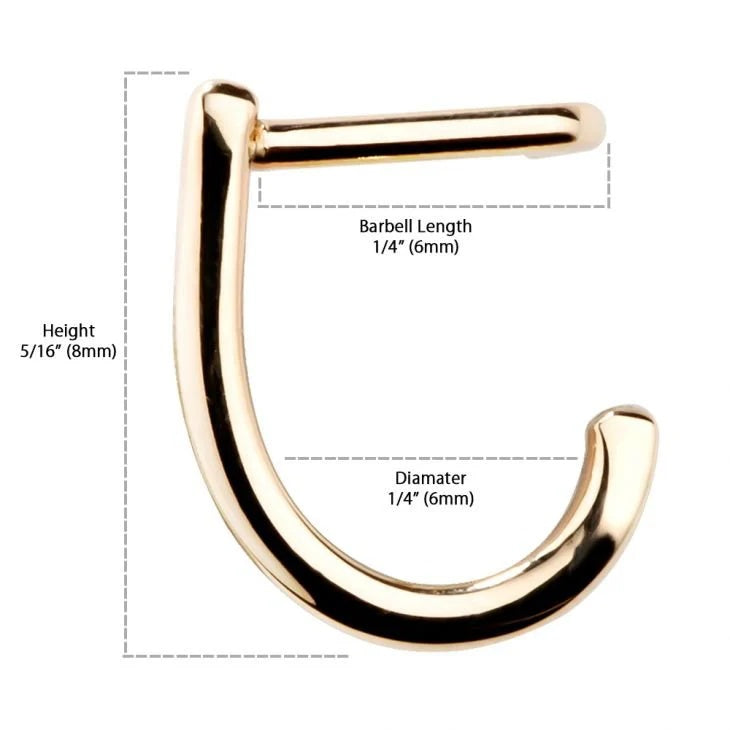 Sovereign Nose Stud Harmony - Faux Hoop Nose