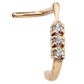 Luminous Nose Stud Opulence - Trinity Diamond Faux
