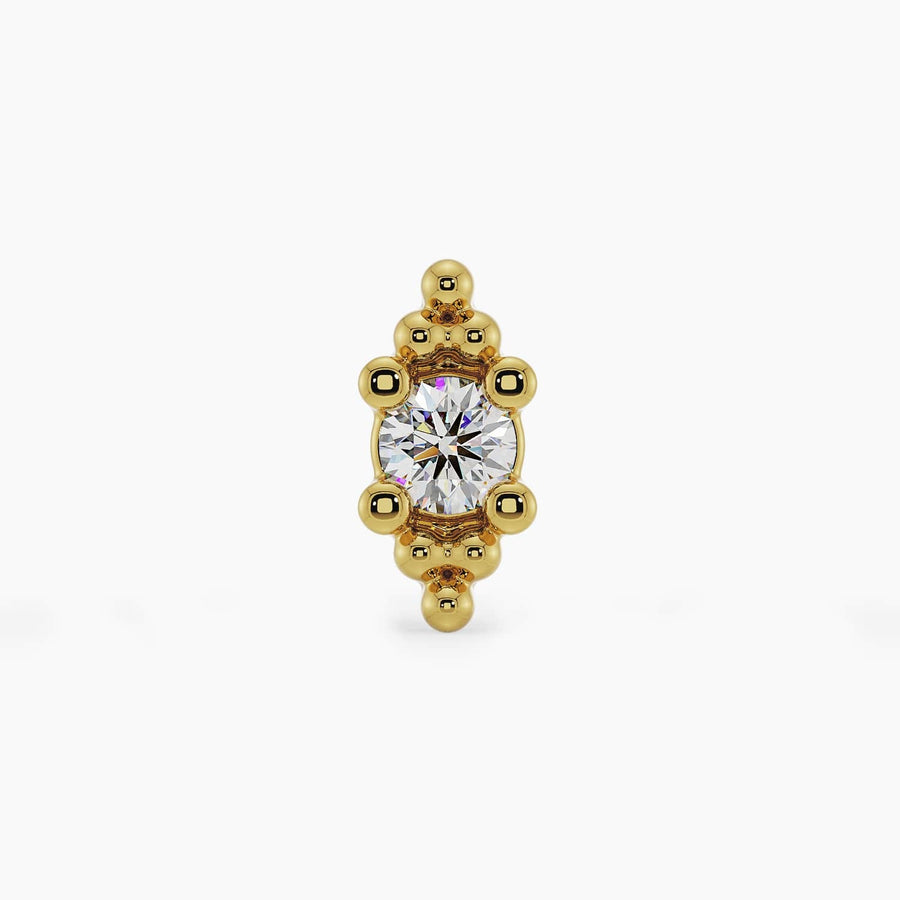Celestial Nose Stud Allure - Bali Blossom Diamond