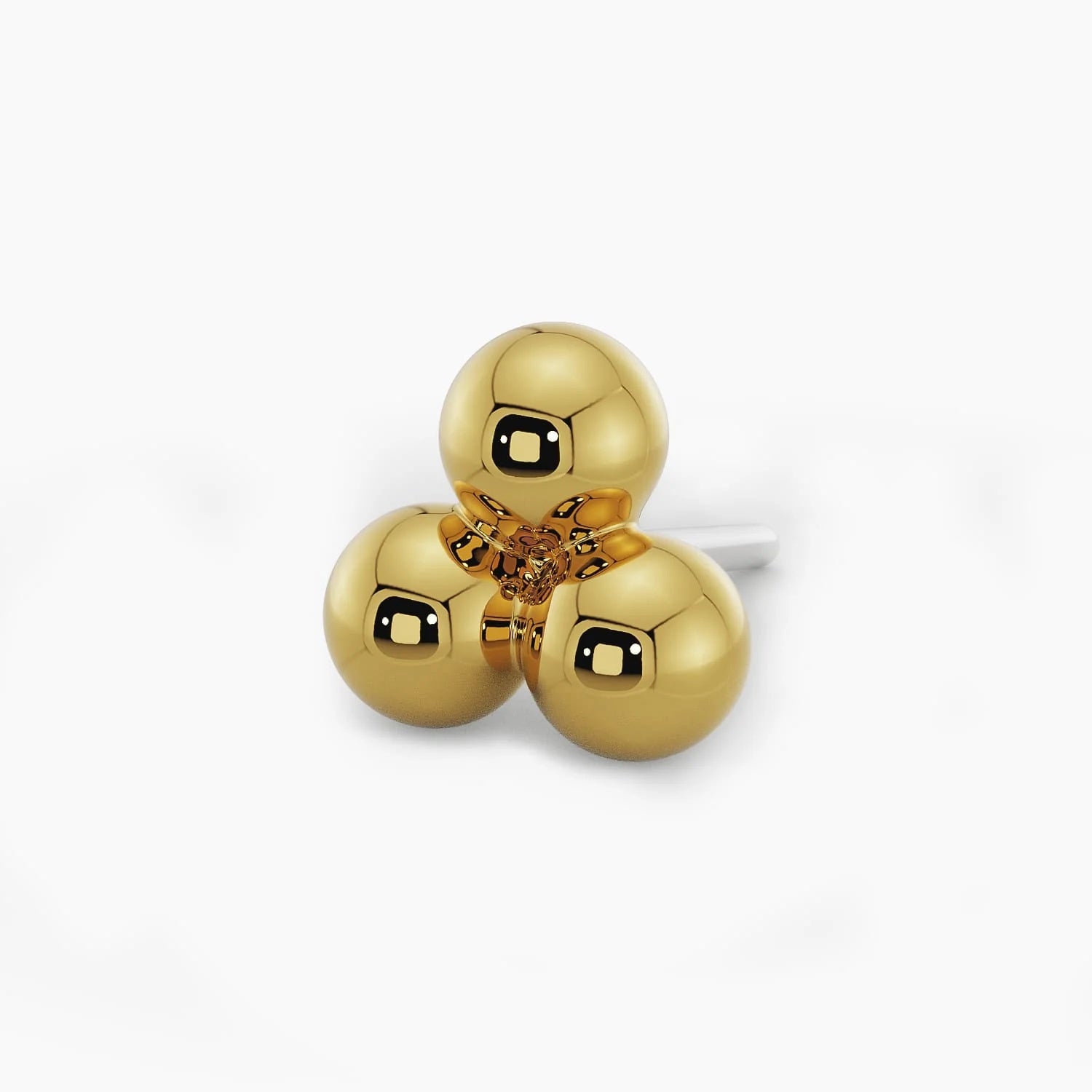 Ethereal Nose Stud Legacy - Trinity Bead Cluster