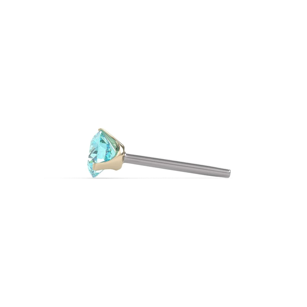 Aura Nose Stud Essence - Aqua Diamond Lumina