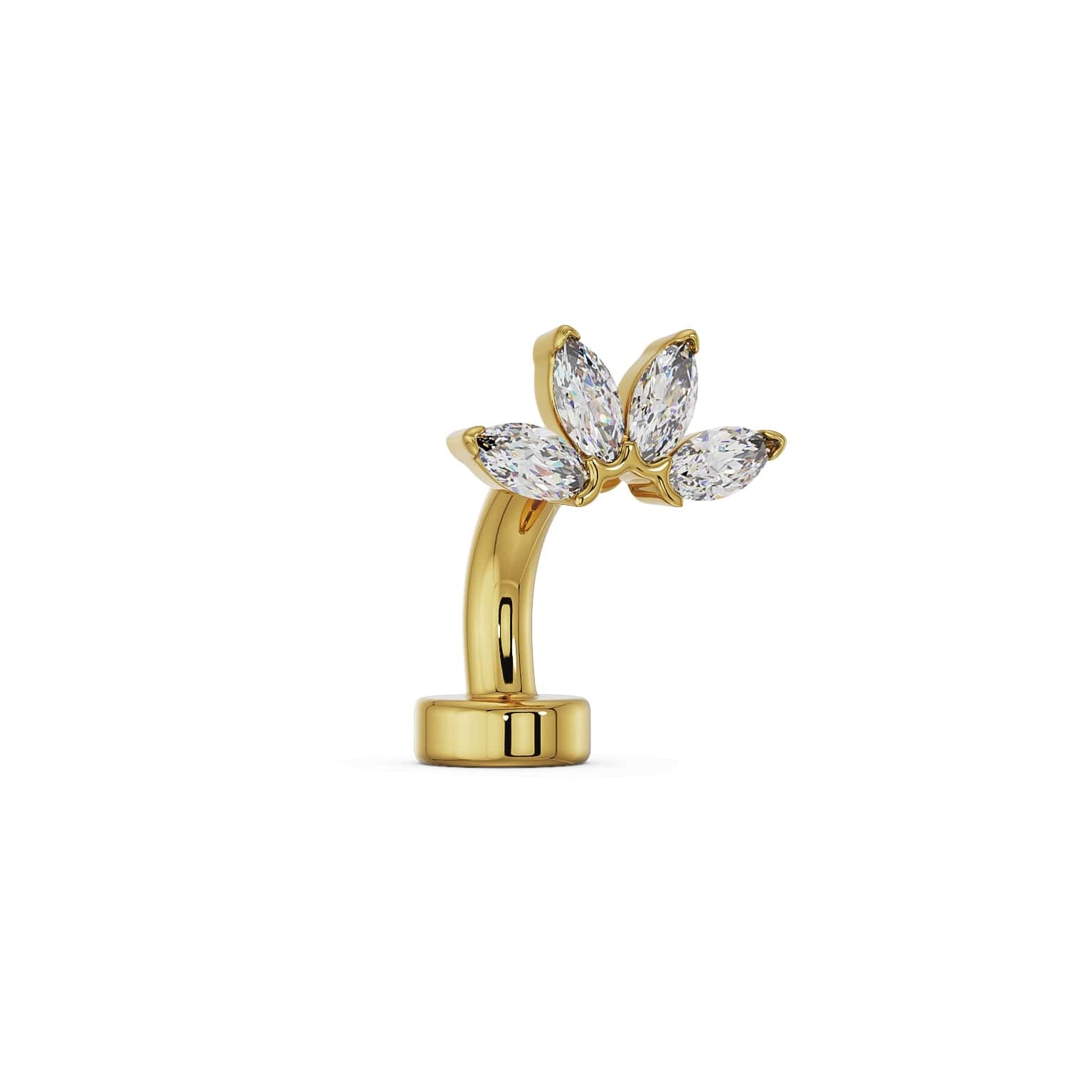 Serene Navel Piercing Illumination