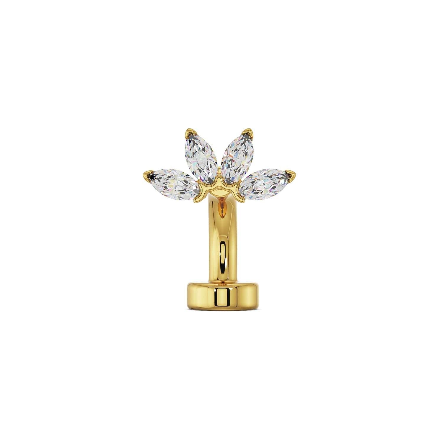 Serene Navel Piercing Illumination
