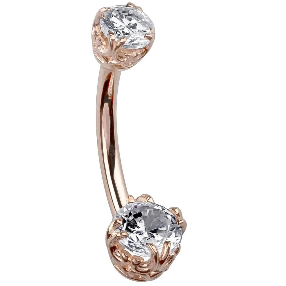 Timeless Navel Piercing Elite - Diamond Filigree Navel