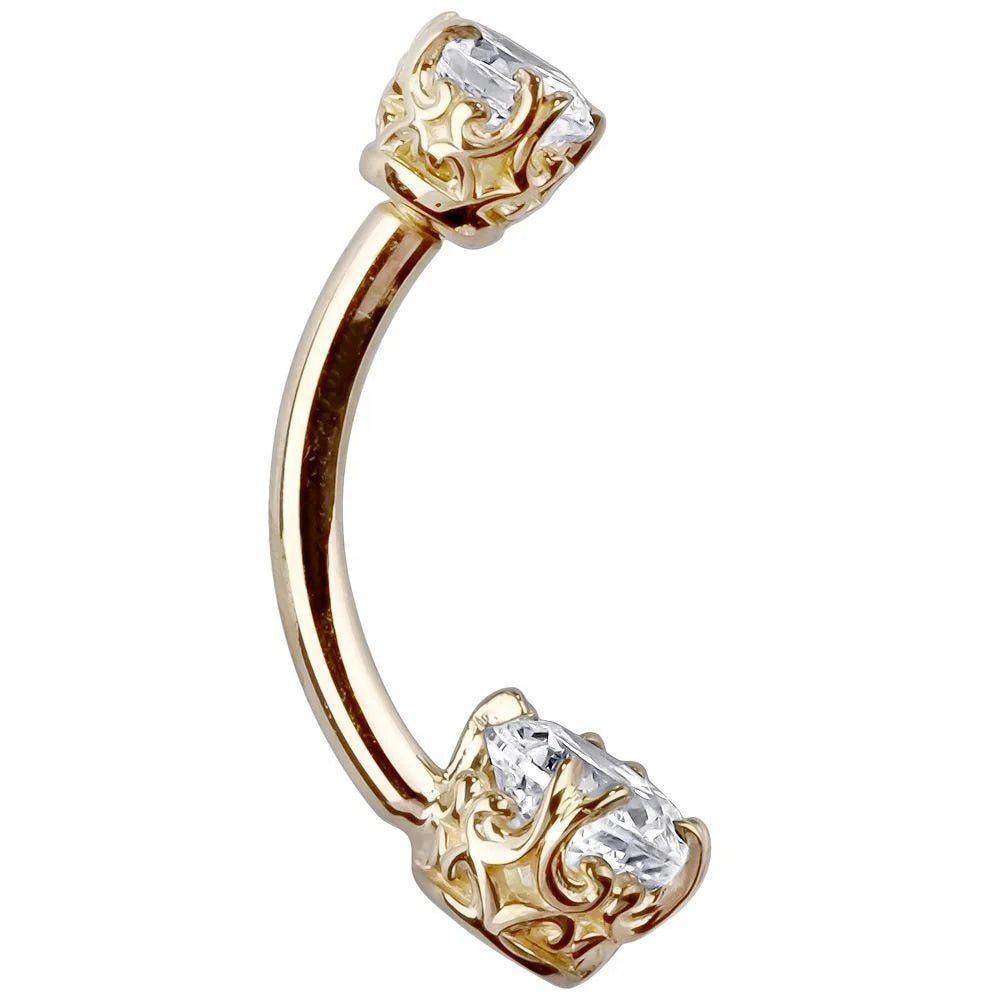 Timeless Navel Piercing Elite - Diamond Filigree Navel
